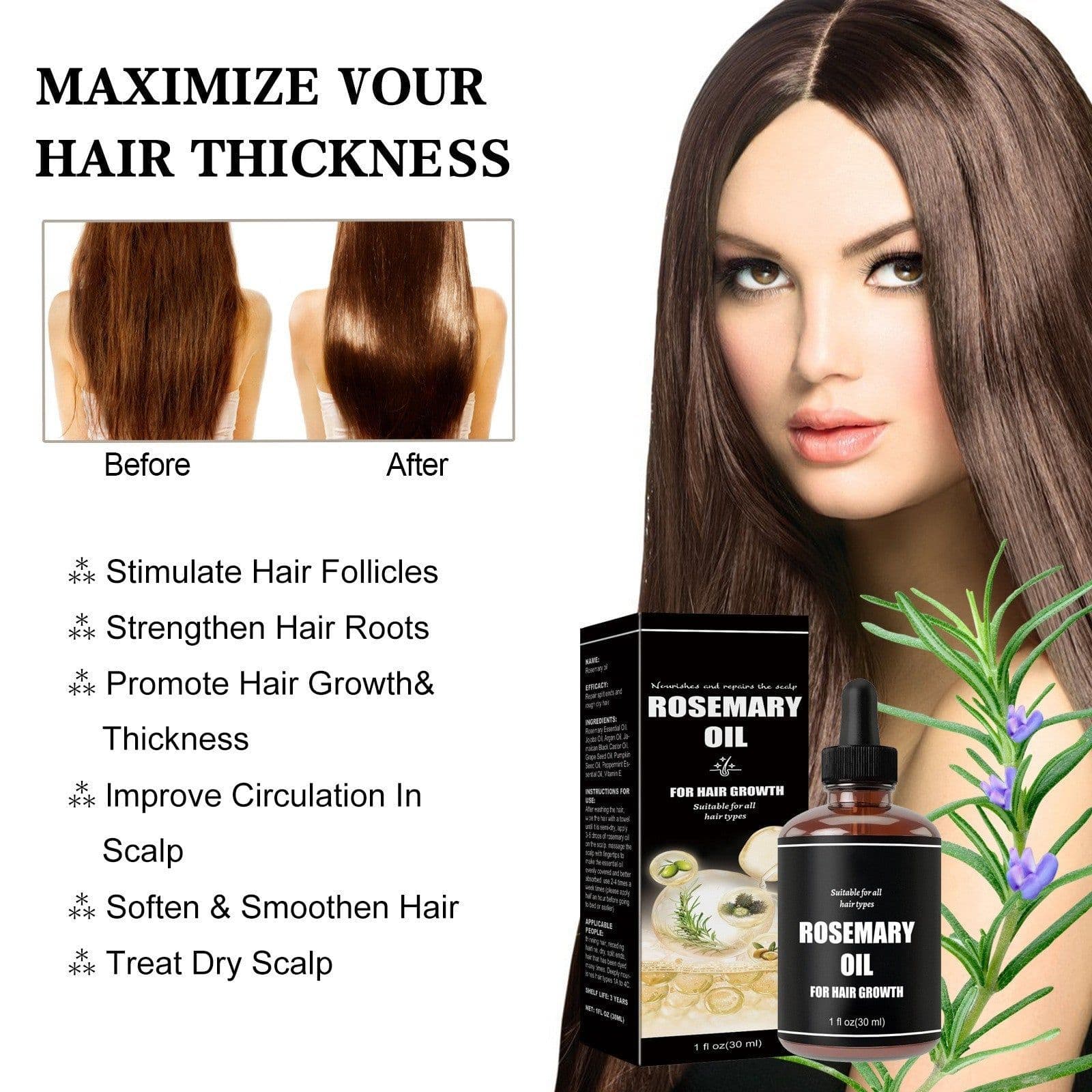 image-Dense Hair Soft Care Repair Hair Quality Damaged Hair Tail Dry And Frizz