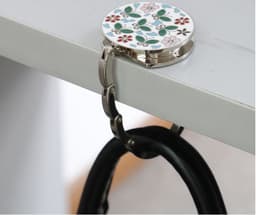 image-Inner Folding Purse Hook Round Portable Fashion Item Hook