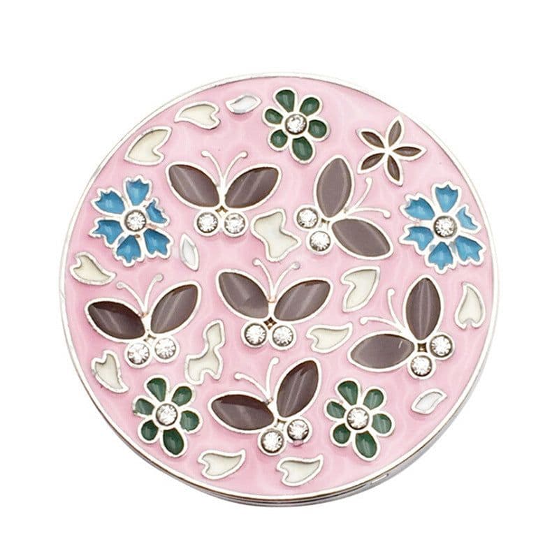 image-Inner Folding Purse Hook Round Portable Fashion Item Hook