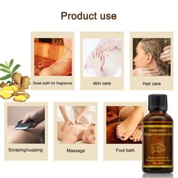 image-Beauty Skin Care Ginger Massage Essential Oil