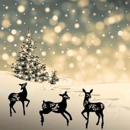 image-Outdoor Gardening Floor Outlet Christmas Deer Three-piece Set