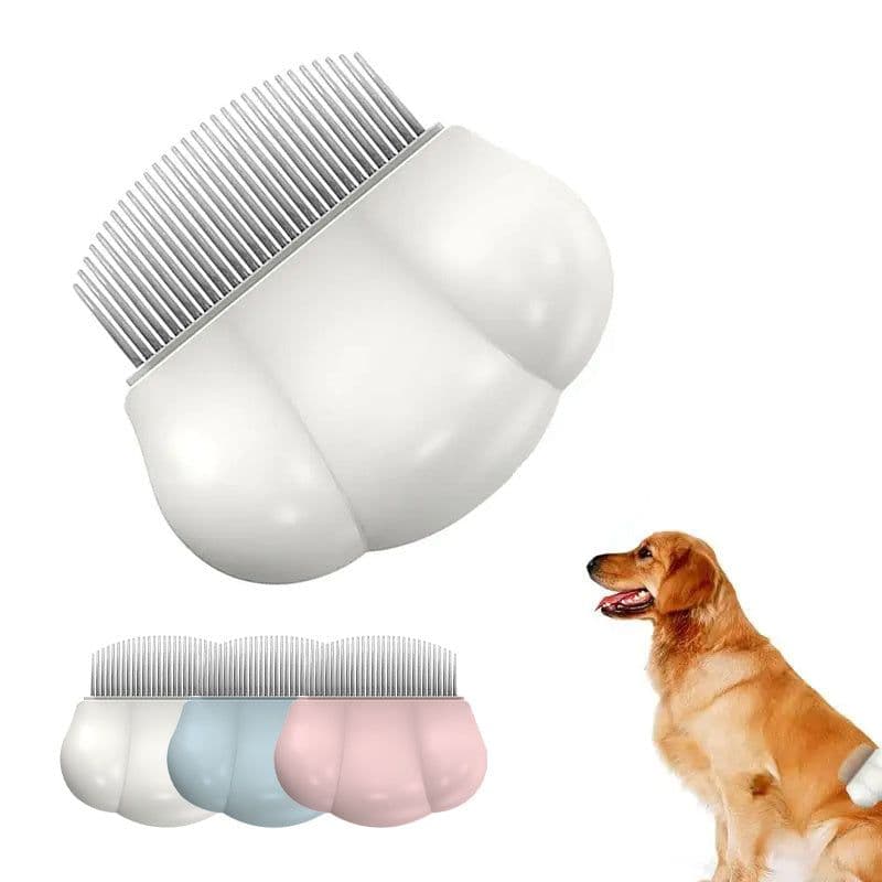 image-Dog Grooming Comb Comfortable Pet Small Lice Flea Combs Universal Shedding Brush Shell Comb Removes Tangles For Dogs Rabbit Pets Products