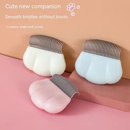 image-Dog Grooming Comb Comfortable Pet Small Lice Flea Combs Universal Shedding Brush Shell Comb Removes Tangles For Dogs Rabbit Pets Products