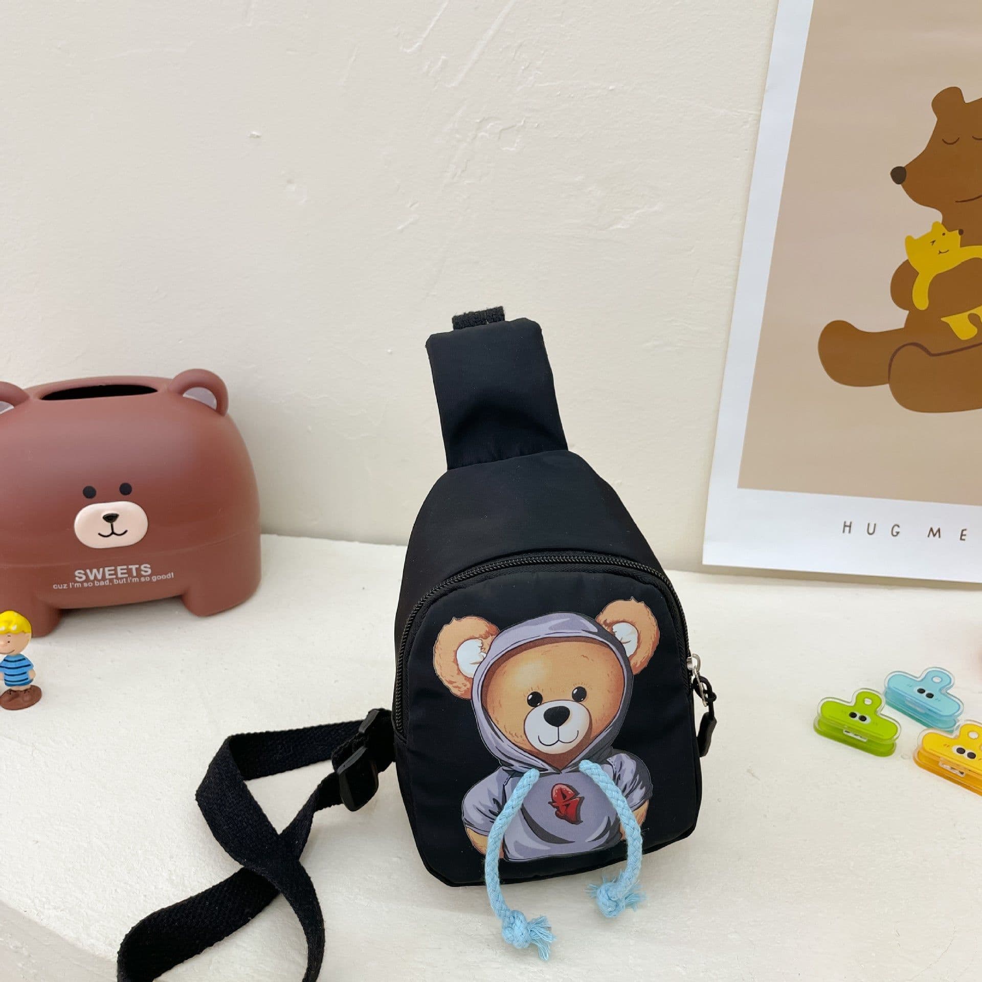 image-Girls' Children Fashion Chest Bag Trendy Fashion
