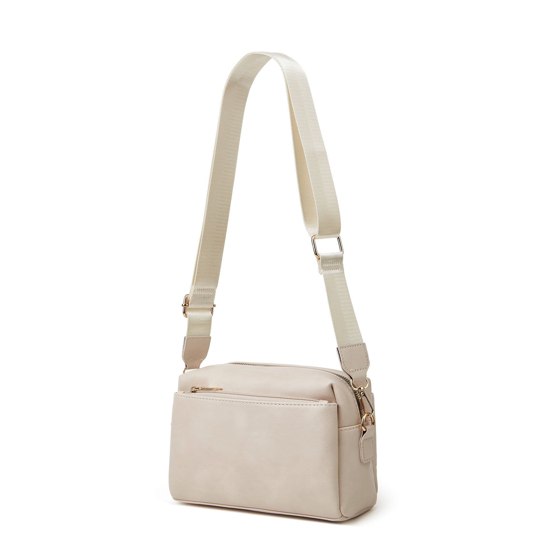 image-Women's Shoulder Crossbody Multi-zipper Bag