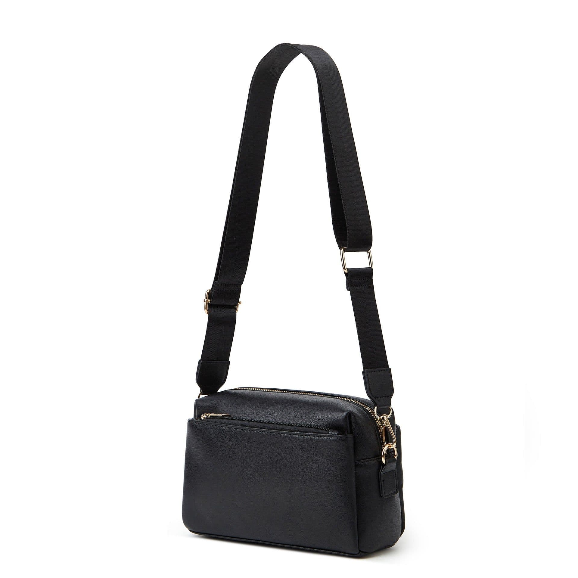 image-Women's Shoulder Crossbody Multi-zipper Bag