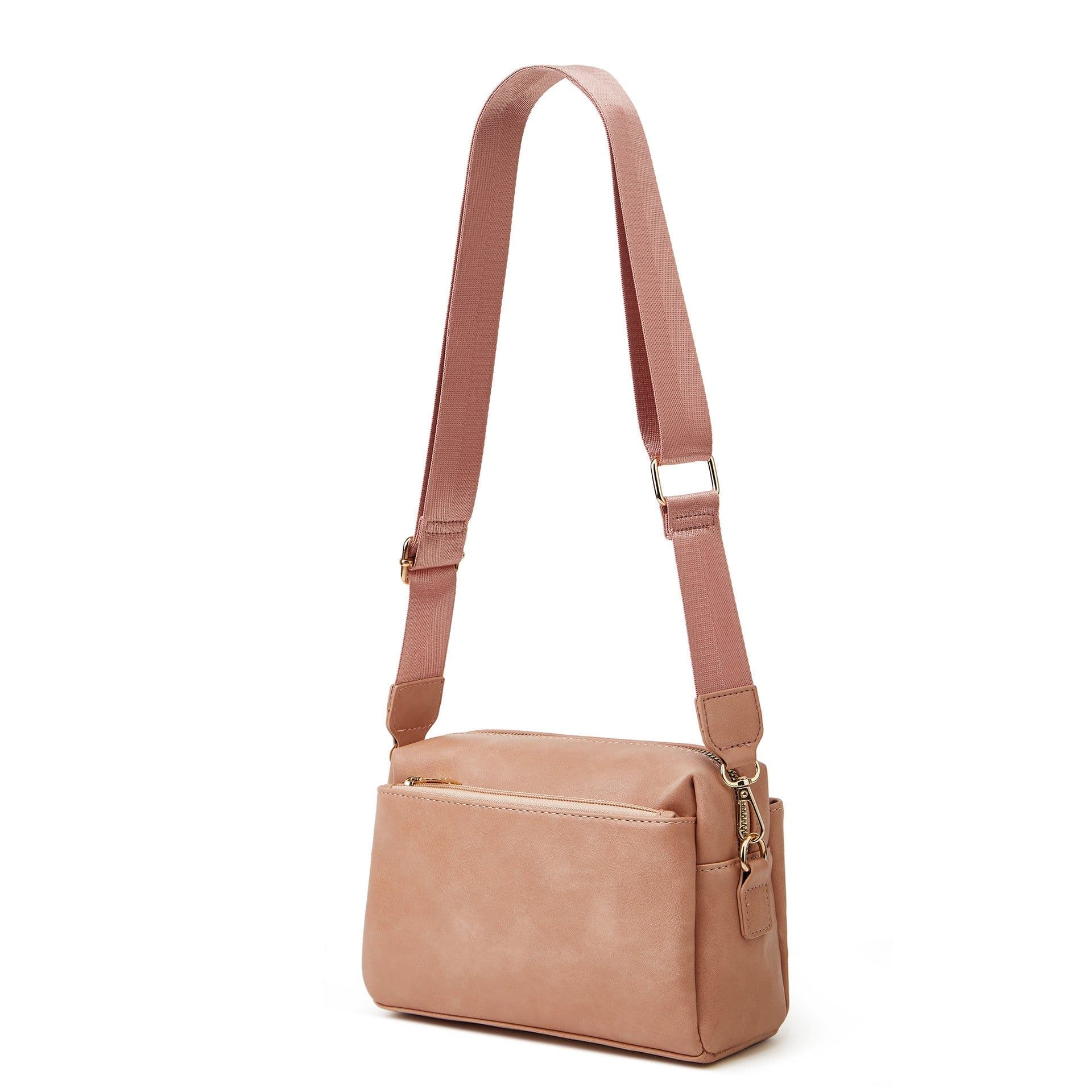 image-Women's Shoulder Crossbody Multi-zipper Bag