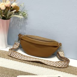 image-Women's Crossbody Tassel Waist Bag