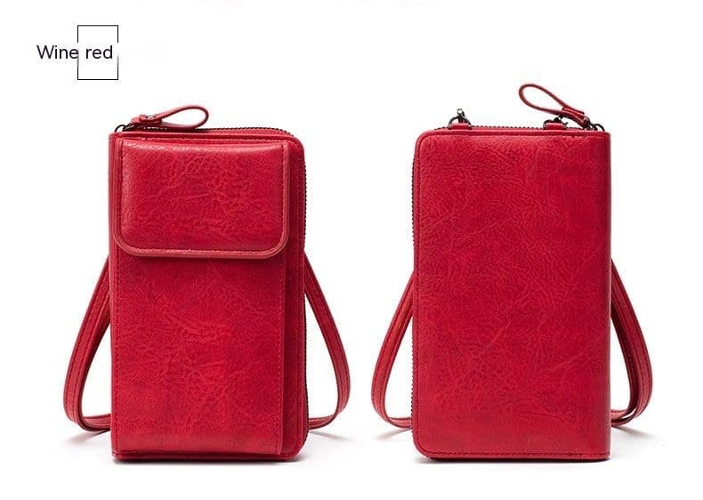 image-Women's Long Large Capacity Shoulder Messenger Bag
