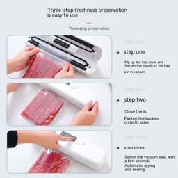 image-Vacuum Machine Household Kitchen Food Preservation Machine