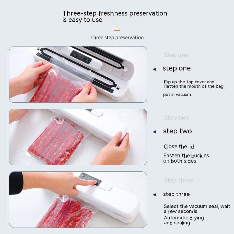 image-Vacuum Machine Household Kitchen Food Preservation Machine