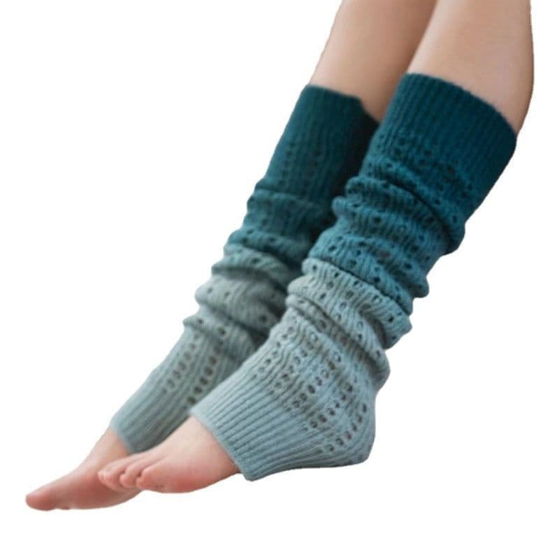 image-Fall Winter Fashion Gradient Soft Cashmere Foot Sock Women