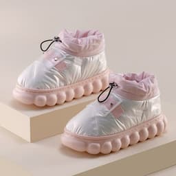 image-Cotton Slippers Female Winter Warm Non-slip