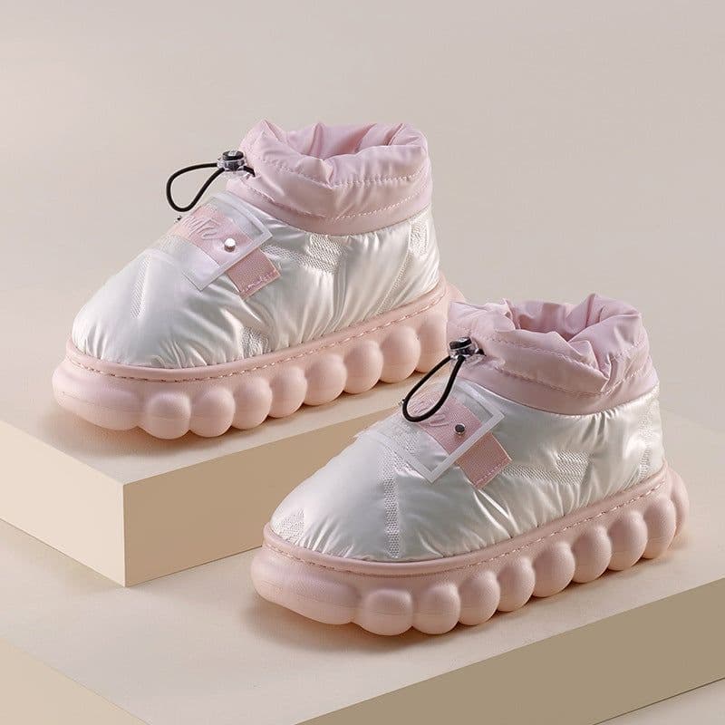 image-Cotton Slippers Female Winter Warm Non-slip