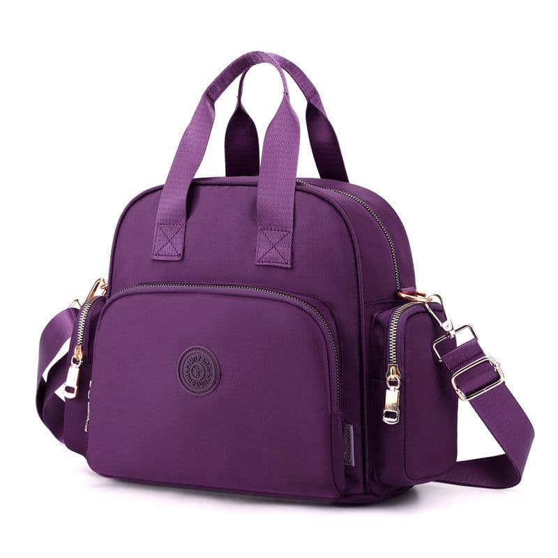 image-Women's Backpack Large Capacity Multifunctional Lightweight Messenger Bag