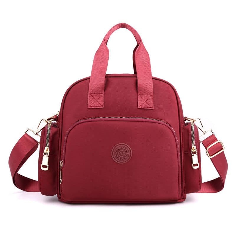 image-Women's Backpack Large Capacity Multifunctional Lightweight Messenger Bag