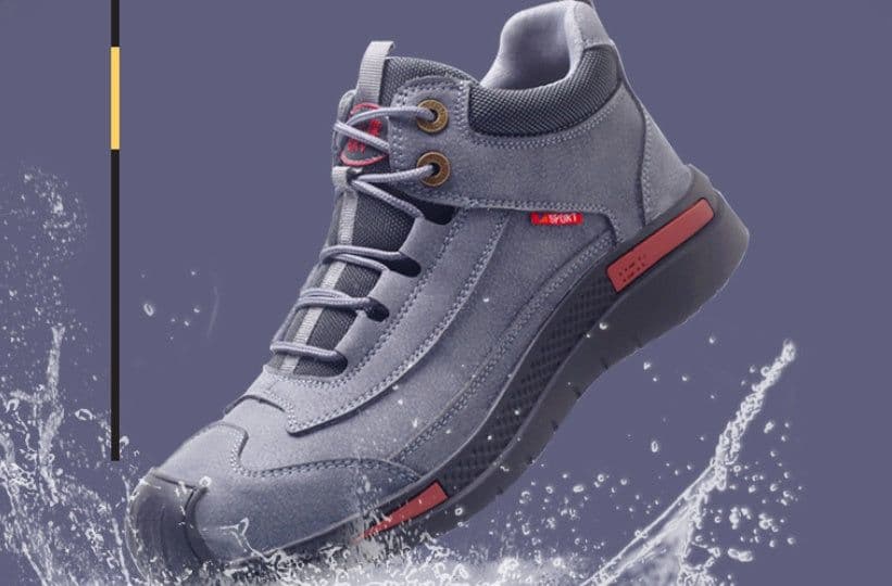 image-Anti Smashing And Anti Piercing Steel Toe Comfortable High Top Insulated Work Shoes