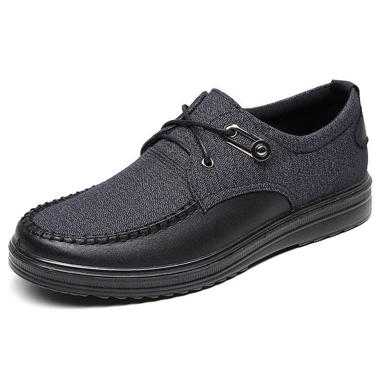 image-Cloth Shoes Middle-aged And Elderly Men's Shoes Lightweight Comfortable Low-top Casual Soft Bottom