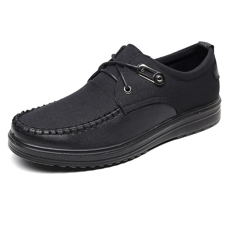 image-Cloth Shoes Middle-aged And Elderly Men's Shoes Lightweight Comfortable Low-top Casual Soft Bottom