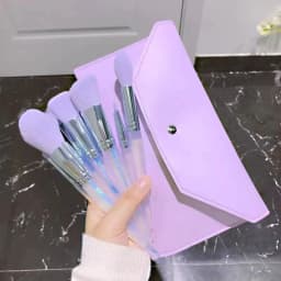 image-Soft Hair Powder Brush Makeup Suit Eye Shadow Makeup Set Beauty Tools For Beginners