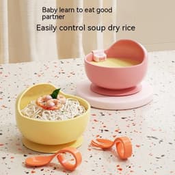 image-Baby Food Supplement Drink Soup Drink Water Silicone Straw