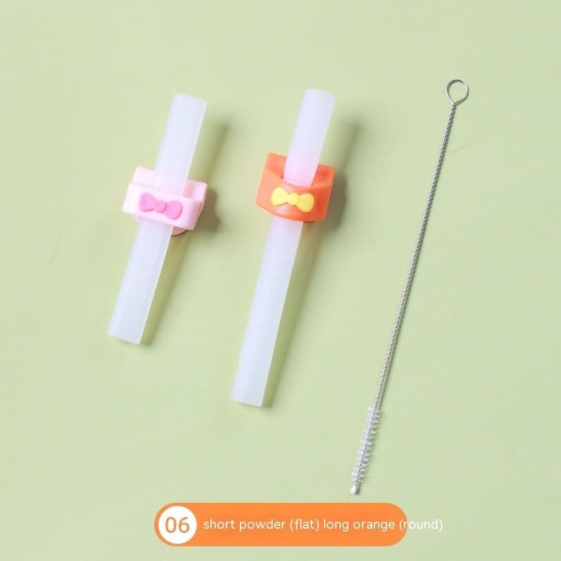 image-Baby Food Supplement Drink Soup Drink Water Silicone Straw