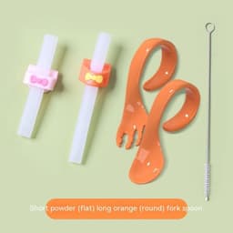 image-Baby Food Supplement Drink Soup Drink Water Silicone Straw