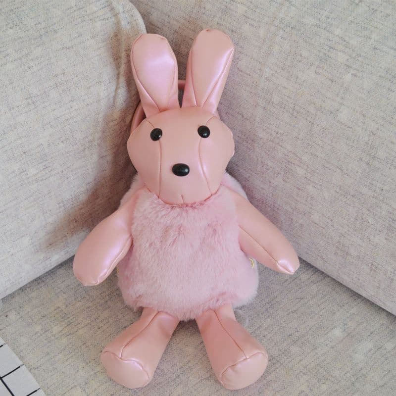 image-Women's Cute Fashion Plush Crossbody Bag