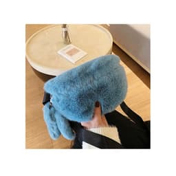 image-Women's Fashion Shoulder Fur Messenger Bag
