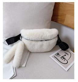 image-Women's Fashion Shoulder Fur Messenger Bag