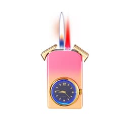 image-Double Flame Dial Gas Lighters Creative