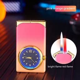 image-Double Flame Dial Gas Lighters Creative