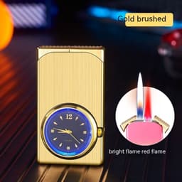 image-Double Flame Dial Gas Lighters Creative