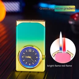 image-Double Flame Dial Gas Lighters Creative