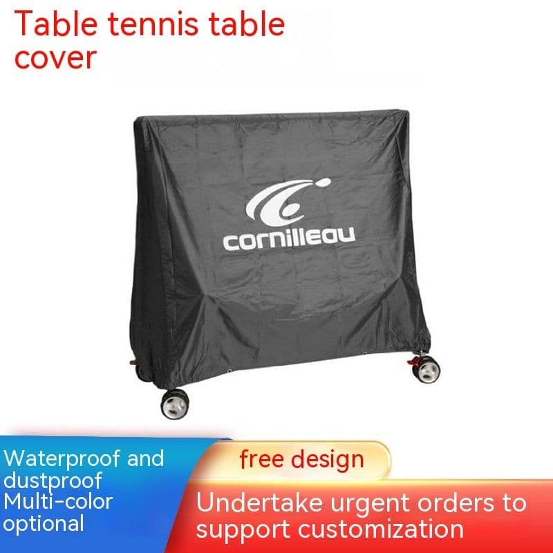 image-Outdoor Table Tennis Table Oxford Cloth Waterproof Sunscreen Cover Rain Cover
