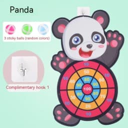 image-Children's Toy Sticky Ball Dart Plate Throwing