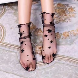 image-Fashion Ladies' Mesh Short Stockings