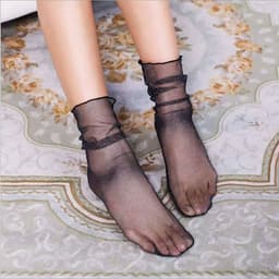 image-Fashion Ladies' Mesh Short Stockings