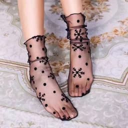 image-Fashion Ladies' Mesh Short Stockings