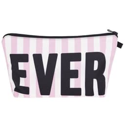 image-Letter Print Women's Cosmetic Clutch Multifunctional Storage Bag