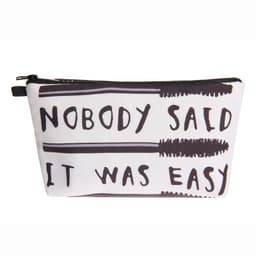 image-Letter Print Women's Cosmetic Clutch Multifunctional Storage Bag