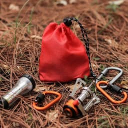 image-Outdoor Sundries Storage Bag Straw Bag Camping Travel Small Size