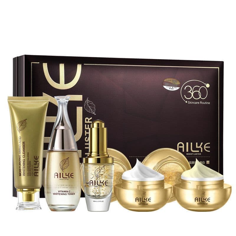 image-Skin Care 5-piece Set Day And Night Cream Brightening Skin Color Repair Fading Wrinkle Moisturizing Kit