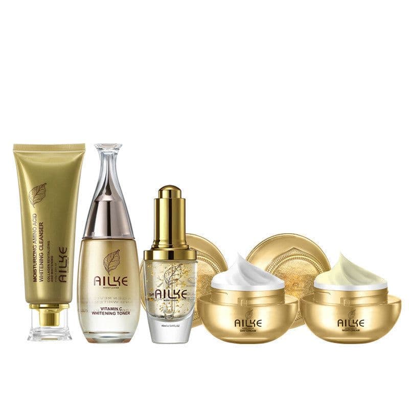 image-Skin Care 5-piece Set Day And Night Cream Brightening Skin Color Repair Fading Wrinkle Moisturizing Kit