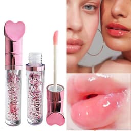 image-Love Heart-shaped Color Changing No Stain On Cup Lip Lotion Moisturizing