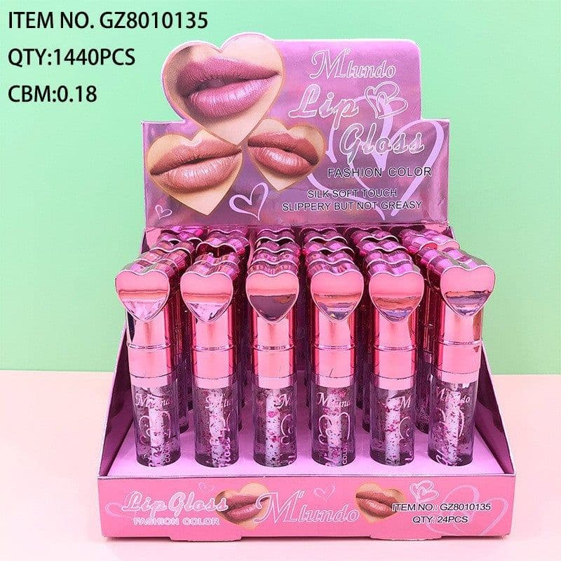 image-Love Heart-shaped Color Changing No Stain On Cup Lip Lotion Moisturizing