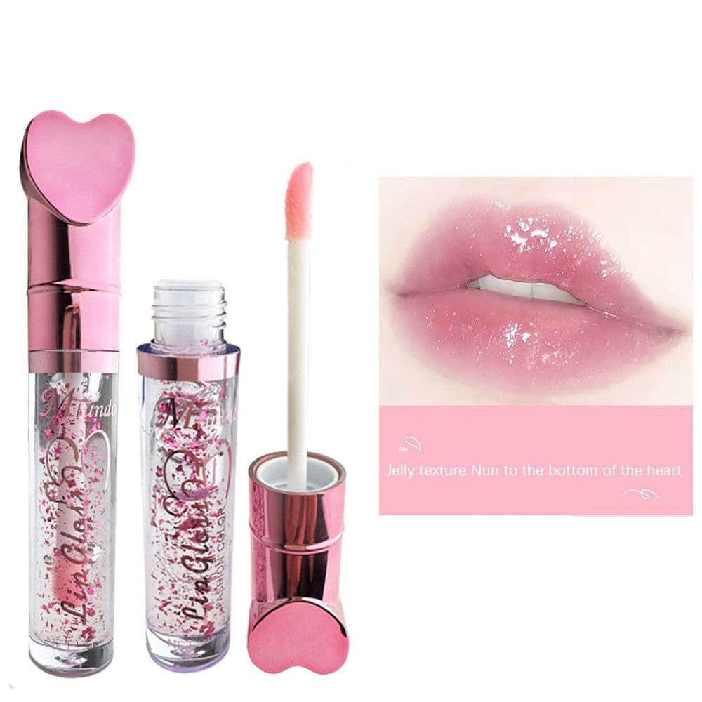 image-Love Heart-shaped Color Changing No Stain On Cup Lip Lotion Moisturizing