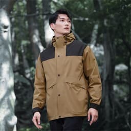 image-Men's And Women's Outdoor Mountain Camping Waterproof Mountaineering Suit