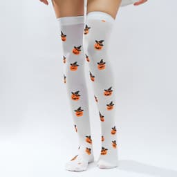 image-A Variety Of Halloween Christmas Party Stockings