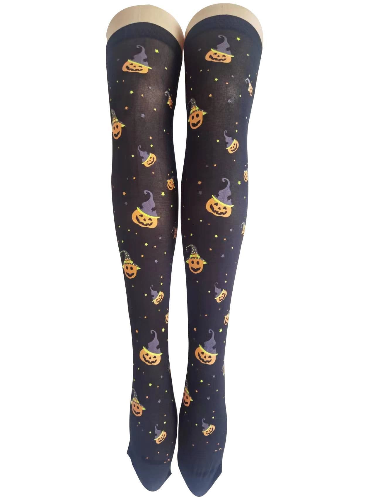 image-A Variety Of Halloween Christmas Party Stockings